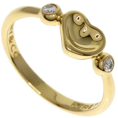 Pre-owned Tiffany & Co Yellow Gold (18k) Band Ring () In Silver