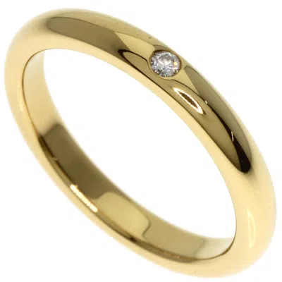 Pre-owned Tiffany & Co Yellow Gold (18k) Band Ring () In Silver