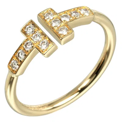 Pre-owned Tiffany & Co Yellow Gold (18k) Band Ring () In Silver