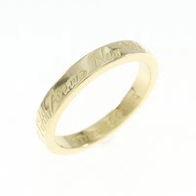 Pre-owned Tiffany & Co Yellow Gold (18k) Band Ring ()