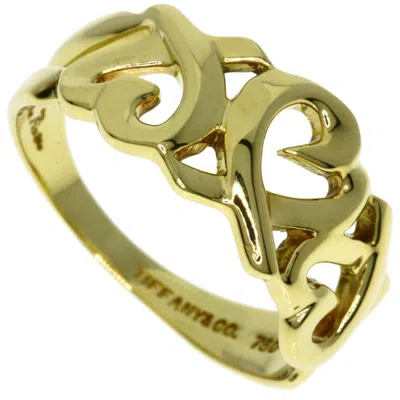 Pre-owned Tiffany & Co Yellow Gold (18k) Band Ring ()