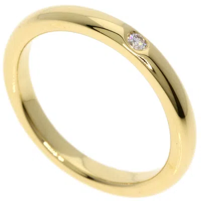 Pre-owned Tiffany & Co Yellow Gold (18k) Band Ring () In Silver