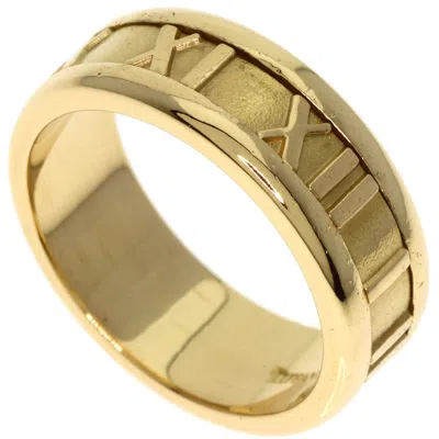 Pre-owned Tiffany & Co Yellow Gold (18k) Band Ring () In Multi