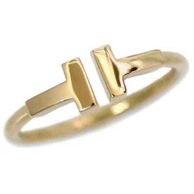 Pre-owned Tiffany & Co Yellow Gold (18k) Band Ring () In Multi