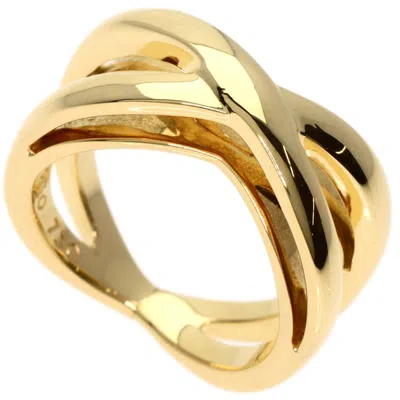 Pre-owned Tiffany & Co Yellow Gold (18k) Band Ring () In Multi