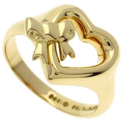 Pre-owned Tiffany & Co Yellow Gold (18k) Band Ring () In Multi