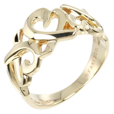 Pre-owned Tiffany & Co Yellow Gold (18k) Band Ring () In Multi