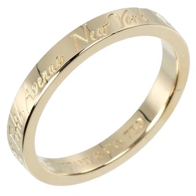 Pre-owned Tiffany & Co Yellow Gold (18k) Band Ring () In Multi