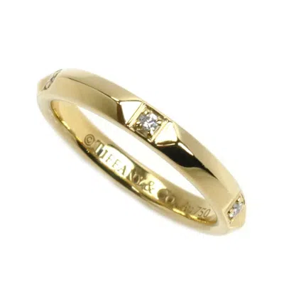 Pre-owned Tiffany & Co Yellow Gold (18k) Band Ring () In Multi