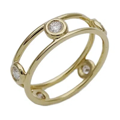 Pre-owned Tiffany & Co Yellow Gold (18k) Band Ring () In Multi