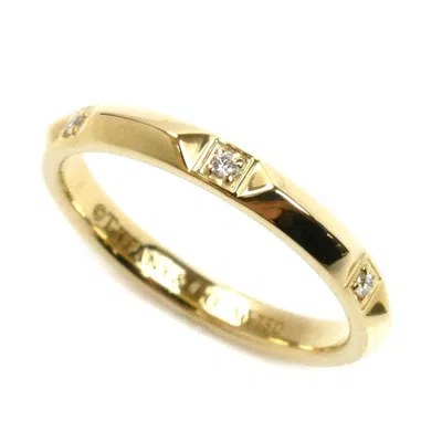 Pre-owned Tiffany & Co Yellow Gold (18k) Band Ring () In Multi