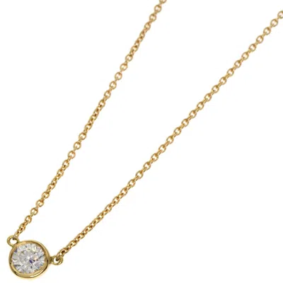 Pre-owned Tiffany & Co Yellow Gold (18k) Necklace () In Multi