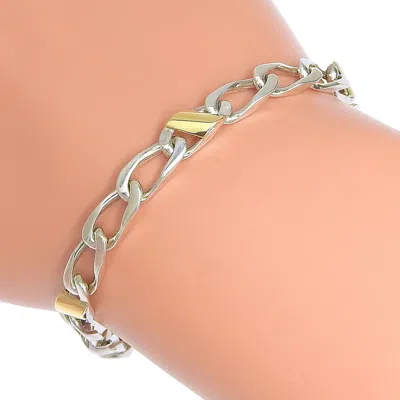 Pre-owned Tiffany & Co Yellow Gold 925 Yellow Gold (18k) Link Bracelet () In Multi