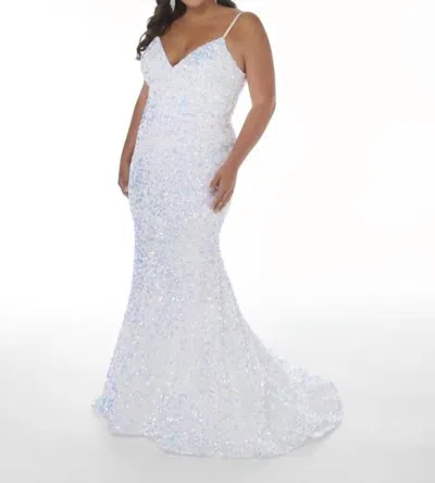 Tiffany Designs Women's Prom Dress In Ivory In Multi