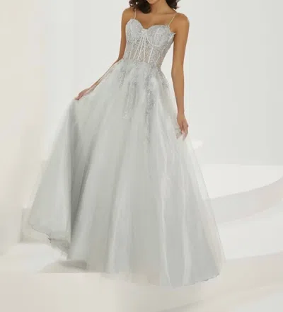 Tiffany Designs Women's Prom Dress In Ivory In White