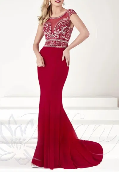 Tiffany Designs Women's Prom Dress In Red