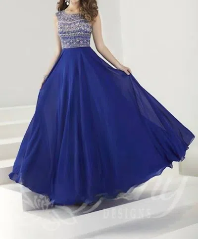 Tiffany Designs Women's Prom Dress In Royal In Blue