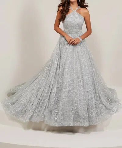 Tiffany Designs Women's Prom Dress In Silver
