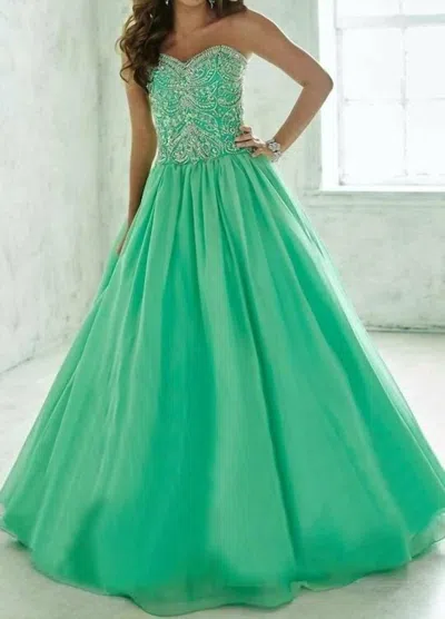 Tiffany Exclusives Women's Ball Gown Prom Dress In Spring Green