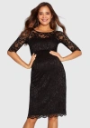 Tiffany Rose Maternity Amelia Maternity Dress In Black