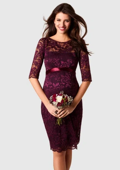 Tiffany Rose Maternity Amelia Maternity Dress In Burgundy