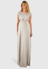Tiffany Rose Maternity Mia Maternity Gown In Gray