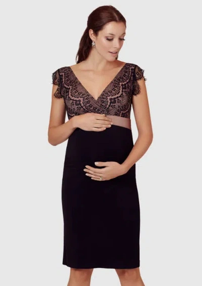 Tiffany Rose Maternity Rosa Maternity Dress In Black