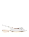 Tiffi Woman Ballet Flats White Size 6 Leather In White