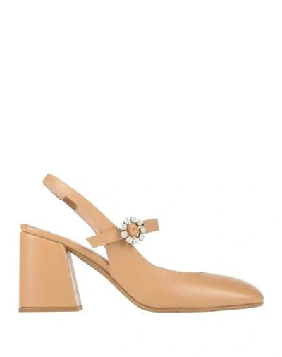 Tiffi Woman Pumps Blush Size 8 Leather In Pink