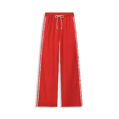 Tiger & Eloise Fleece Straight Leg Pant With Side Stripe