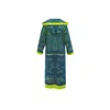 Tiger And The Monkey Women's Green / Yellow / Orange The Veronica Organic Handloomed Cotton Kaftan Dress In Green/yellow/orange
