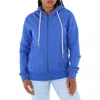 Tiger In The Rain Ladies Hoodie Zip Back Print