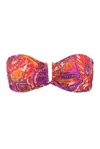 Tiger Lilly Collection Moroccan Love Bandeau Bikini Top In Multi In Multi