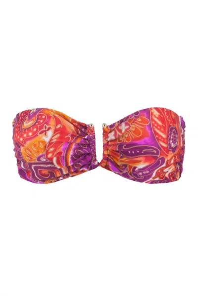 TIGER LILLY COLLECTION WOMEN'S MOROCCAN DREAM BANDEAU BIKINI TOP IN MULTI