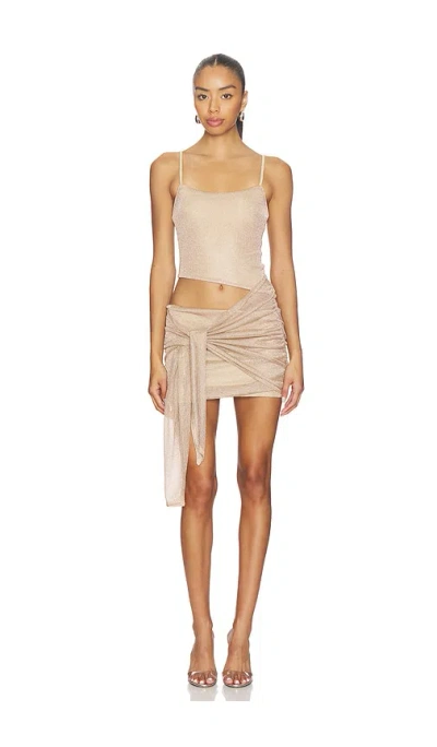 Tiger Mist Azelma Dress 2.0 In Neutral