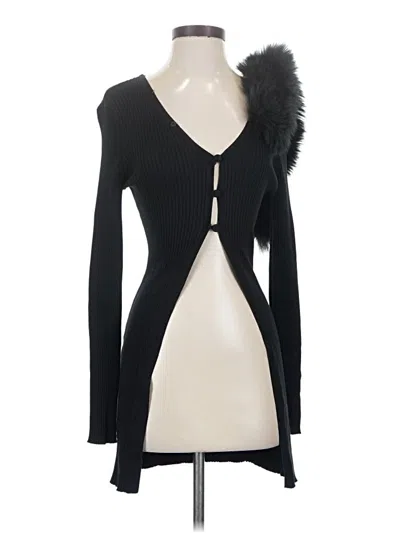Pre-owned Tiger Mist Cardigan Sweater In Black