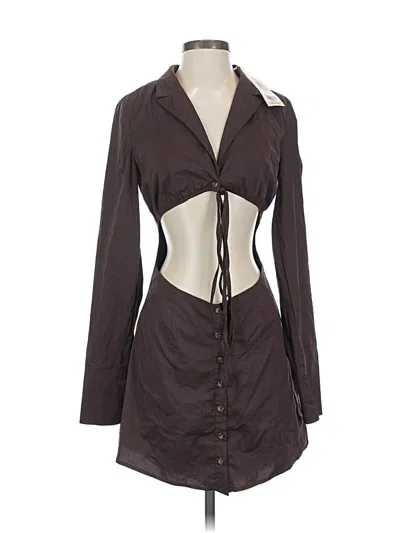 Tiger Mist Casual Dress In Brown