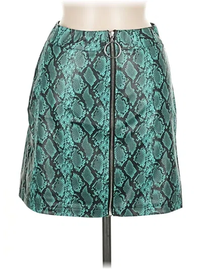 Tiger Mist Casual Skirt In Green