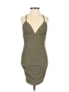 Tiger Mist Cocktail Dress In Green