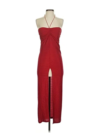 Tiger Mist Cocktail Dress In Red