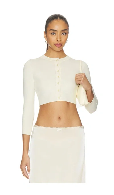 Tiger Mist Damaris Cardigan In White
