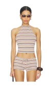 Tiger Mist Dillon Top In Multi