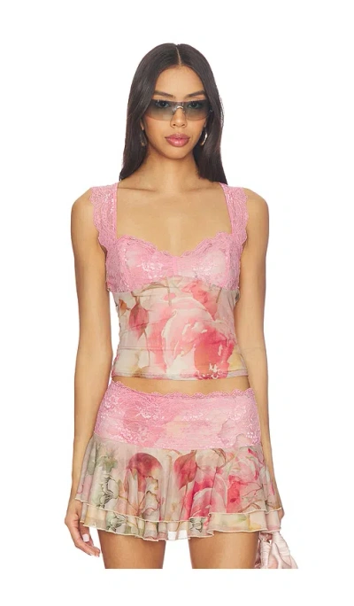 Tiger Mist Dune Top In Pink