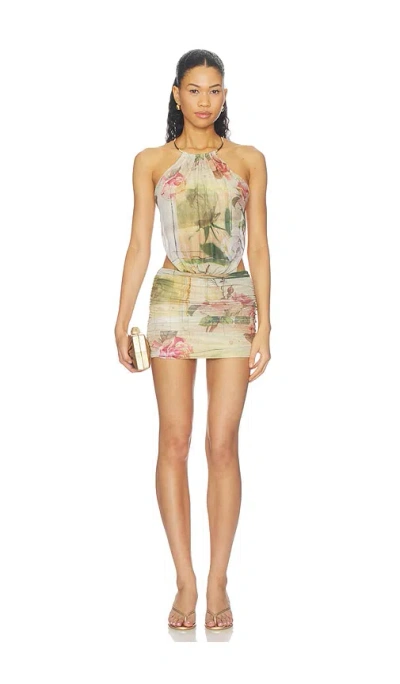 Tiger Mist Evanna Mini Dress In Multi