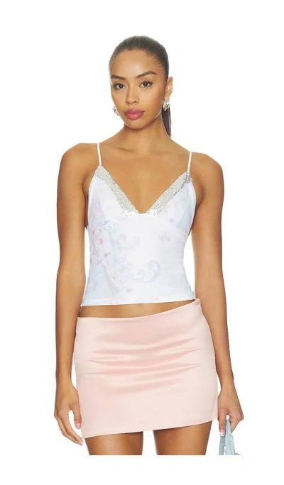 Tiger Mist Fenella Top In White