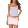 Tiger Mist Greer Scoop Neck Tank In Blue