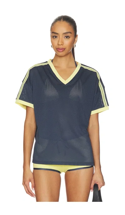 Tiger Mist Jayna Tee In 灰蓝