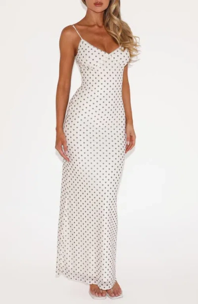 Tiger Mist Julianna Printed Maxi Dress In White