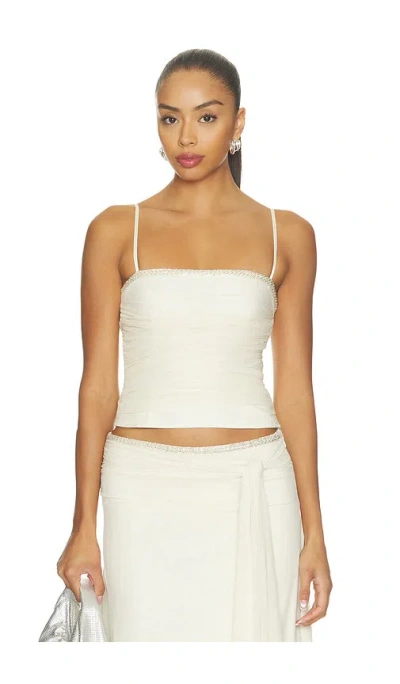 Tiger Mist Juna Top In White