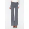 Tiger Mist Kittie Low Rise Pants In Gray